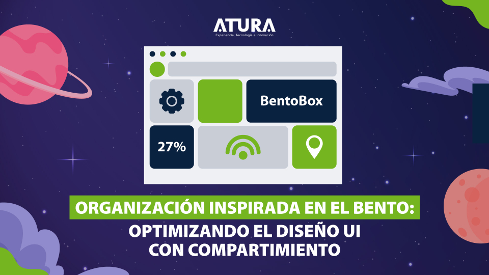 Organización inspirada en el Bento: Optimizando el diseño de UI con compartimiento