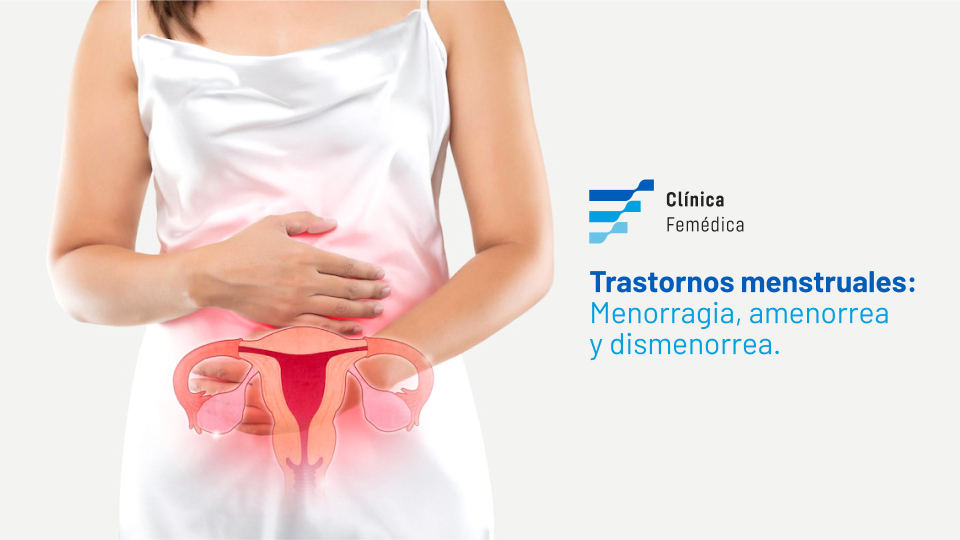 Trastornos menstruales: Menorragia, amenorrea, dismenorrea.